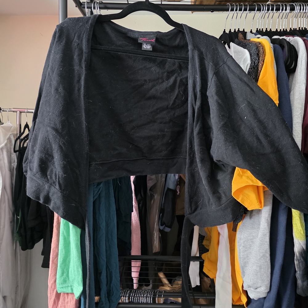 LAST CHANCE SALE!!!  Torrid Black Shrug Sweater